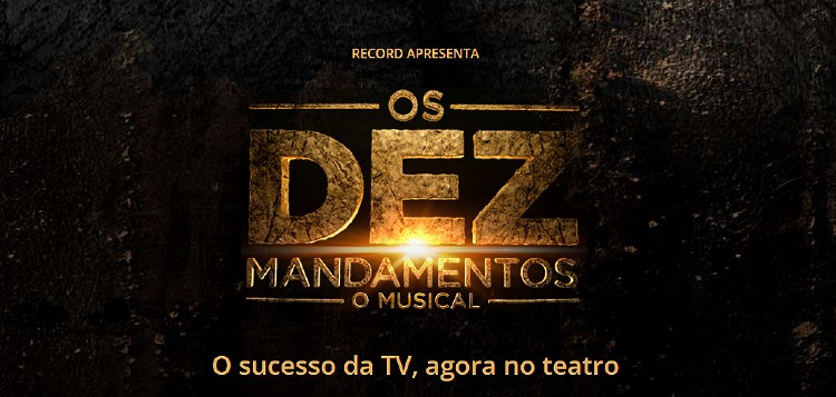 Record anuncia Os Dez Mandamentos, o musical.
